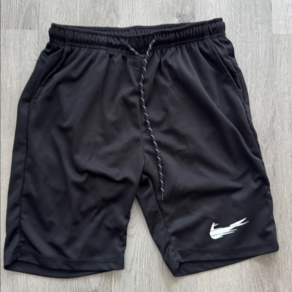 2 Black Athletic Shorts with Logo
